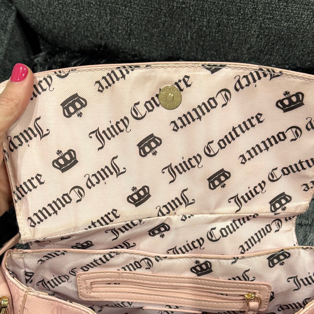 Juicy Couture Blush Pink Shoulder Bag with Detachable Strap - Picture 4 of 9